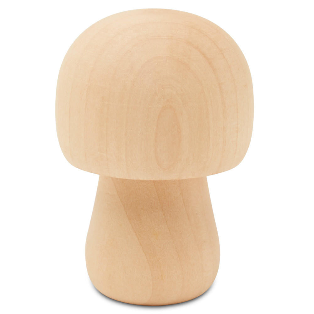 2-3/4" Wood Mushroom