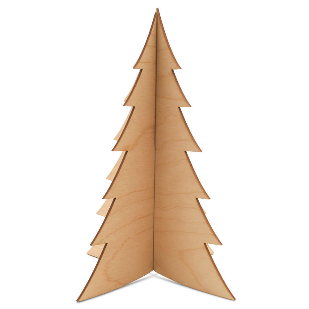 Woodpeckers Crafts 2-Piece Slotted Christmas Tree