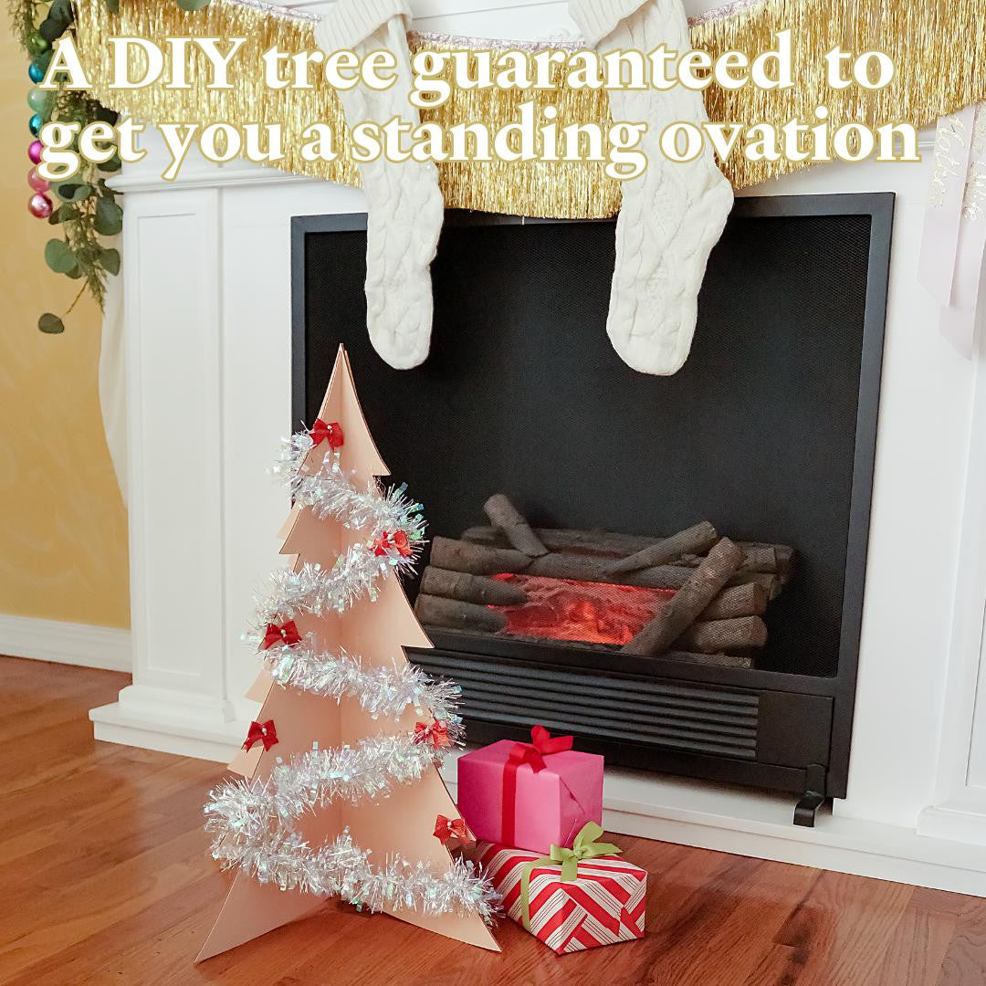 Woodpeckers Crafts 2-Piece Slotted Christmas Tree