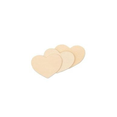 Woodpeckers Crafts 2" Wooden Heart Cutout