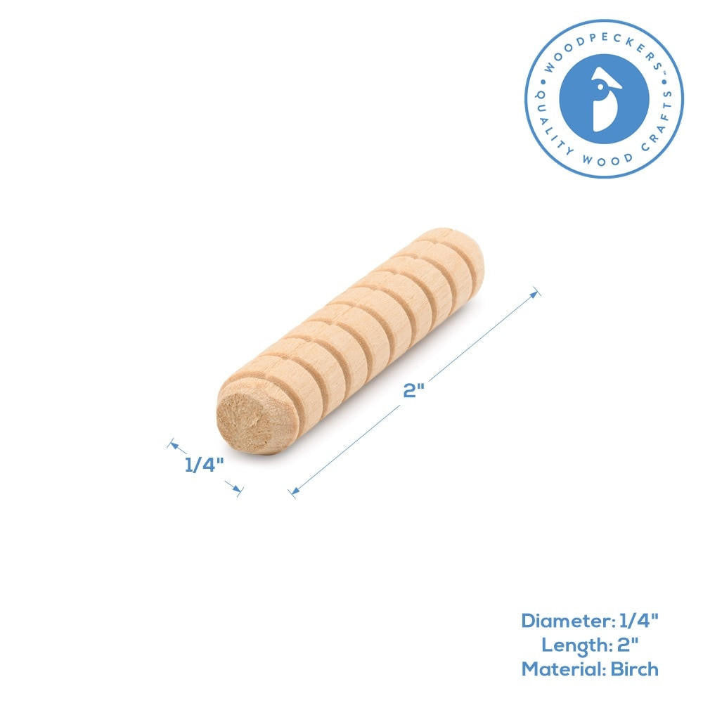 Woodpeckers Crafts 2" x 1/4" Spiral Dowel Pin