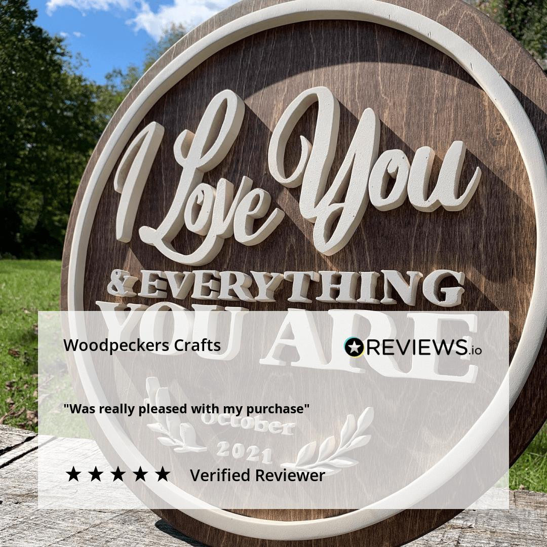 Woodpeckers Crafts 20" Circle Wooden Cutout, 1/2" Thick