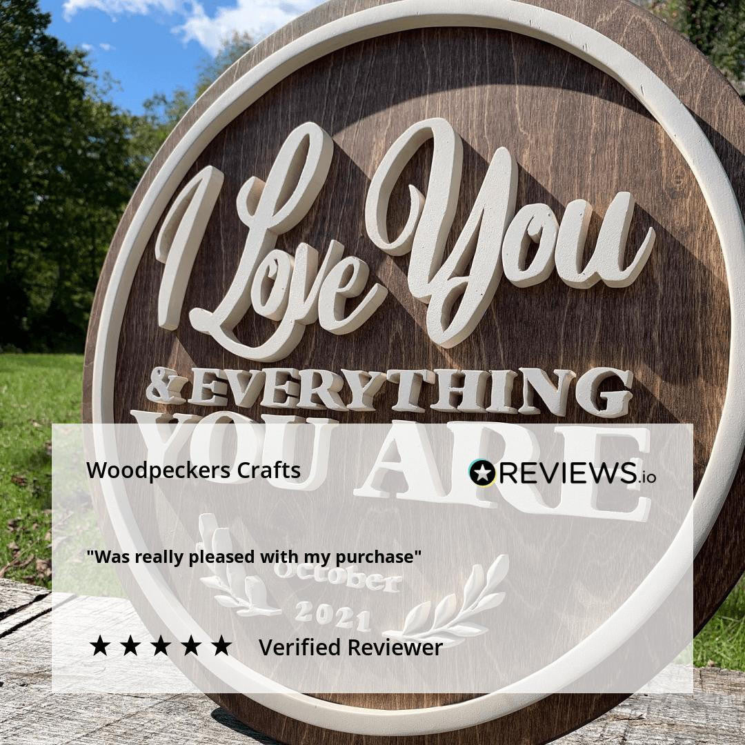 Woodpeckers Crafts 22" Circle Wooden Cutout, 1/2" Thick