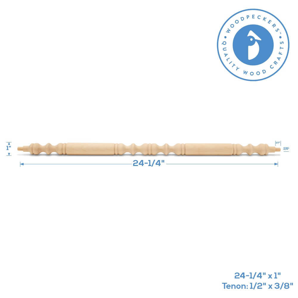 Woodpeckers Crafts 24-1/4" Wood Spindle