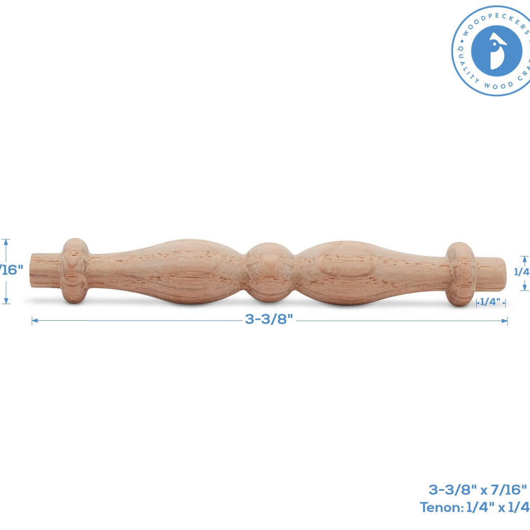 Woodpeckers Crafts 3-1/2" Oak Spindle