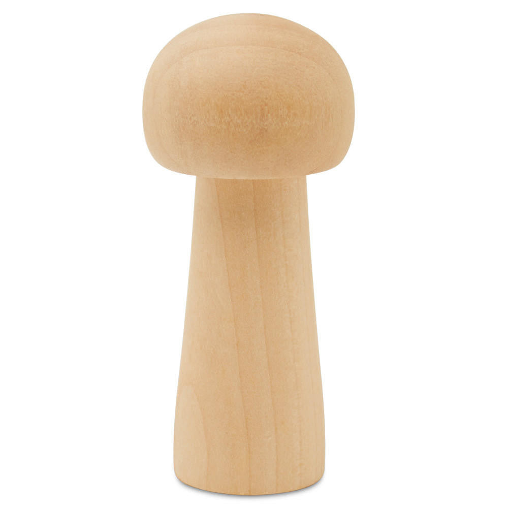 Woodpeckers Crafts 3-1/2" Wood Mushroom