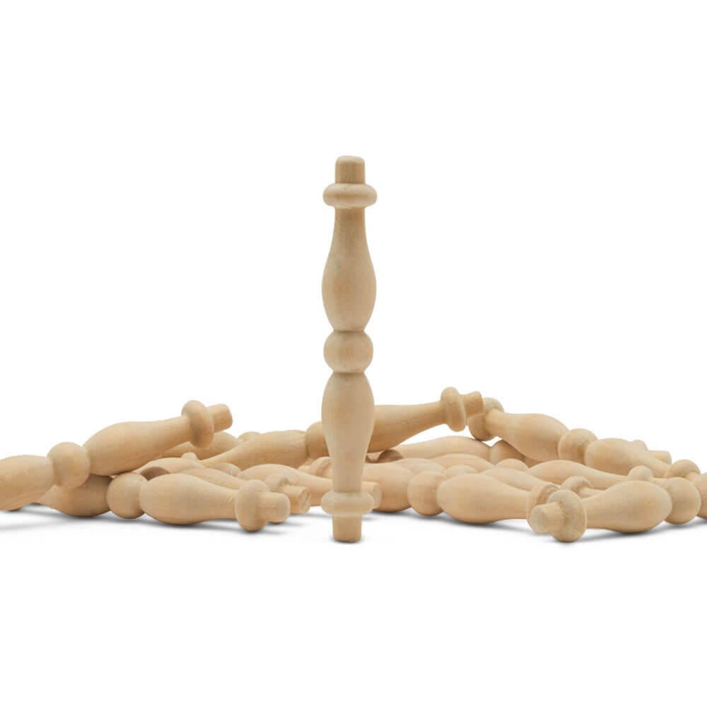 Woodpeckers Crafts 3-1/2" Wooden Spindle