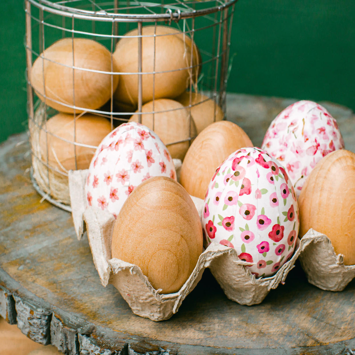 Woodpeckers Crafts 3-1/4" Wooden Egg, Flat Bottoms