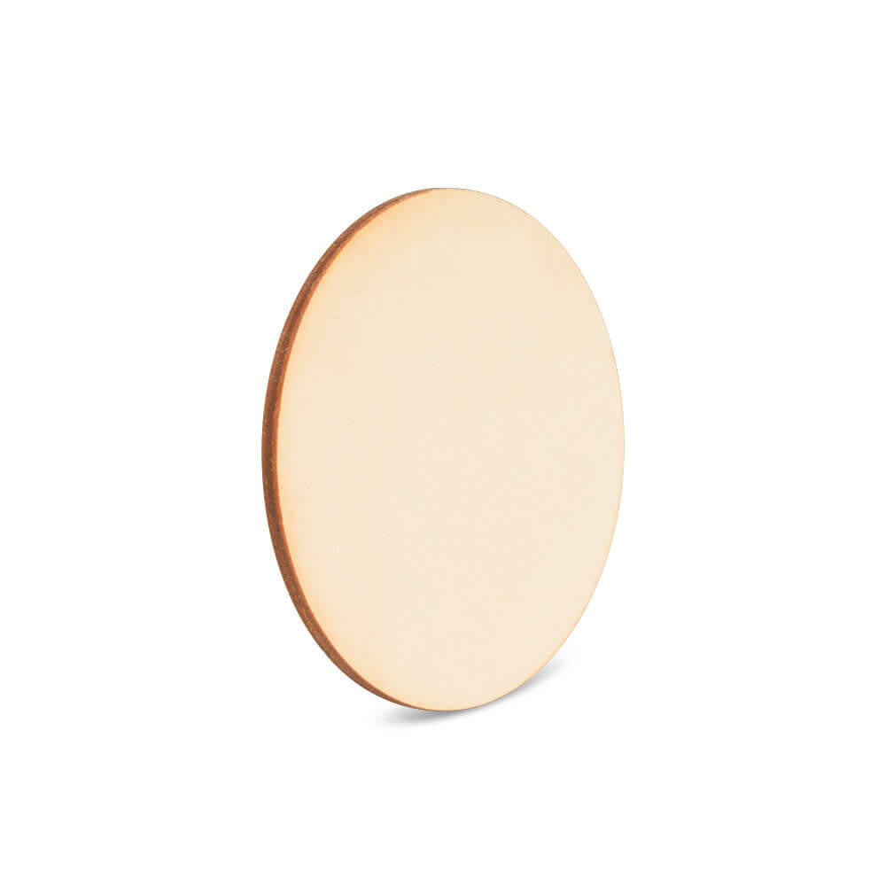 Woodpeckers Crafts 3" x 1/8" Wood Circle Cut Out, Dark Edged