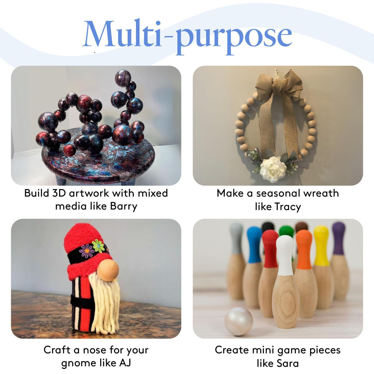 Woodpeckers Crafts 3/4" Round Wooden Ball