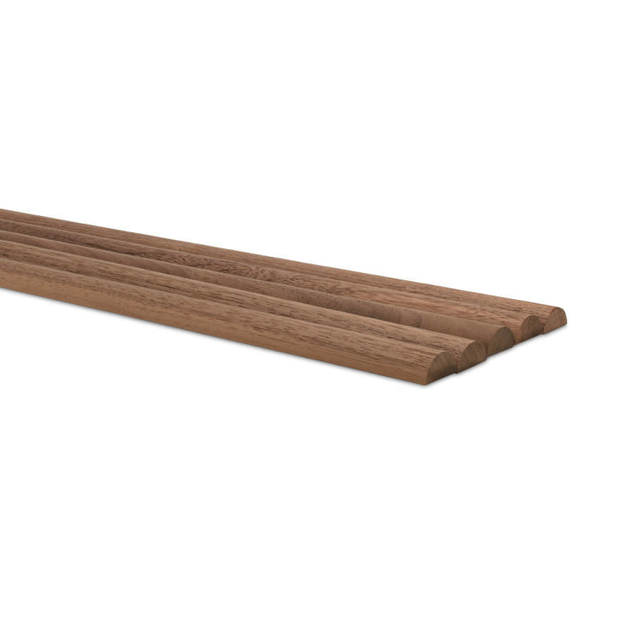 3/4" X 36" Split Walnut Dowel