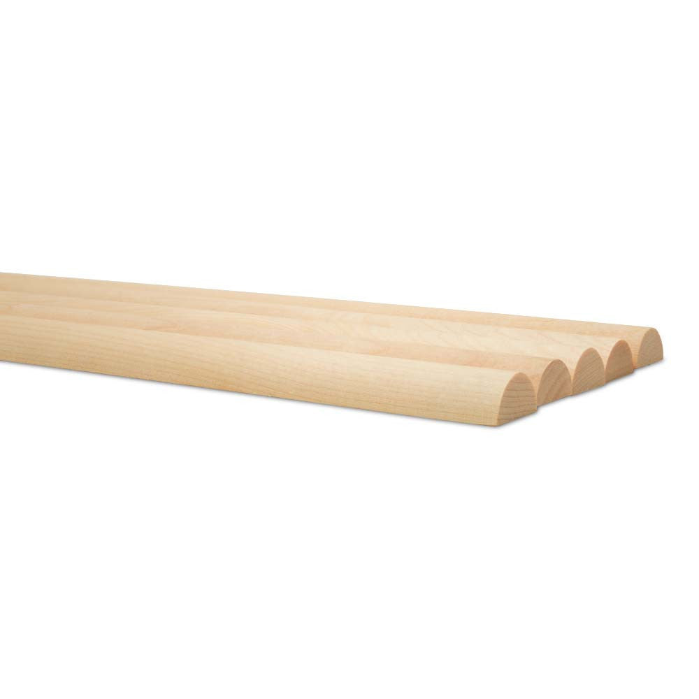 3/4" x 36" Wooden Split Dowel