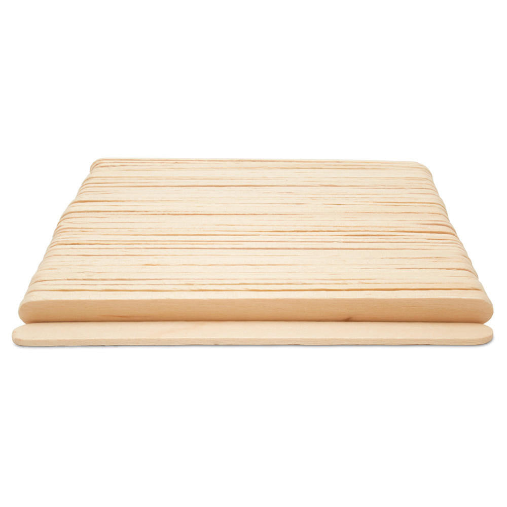Woodpeckers Crafts 4-1/2" Standard Wooden Popsicle Stick, Pack of 100