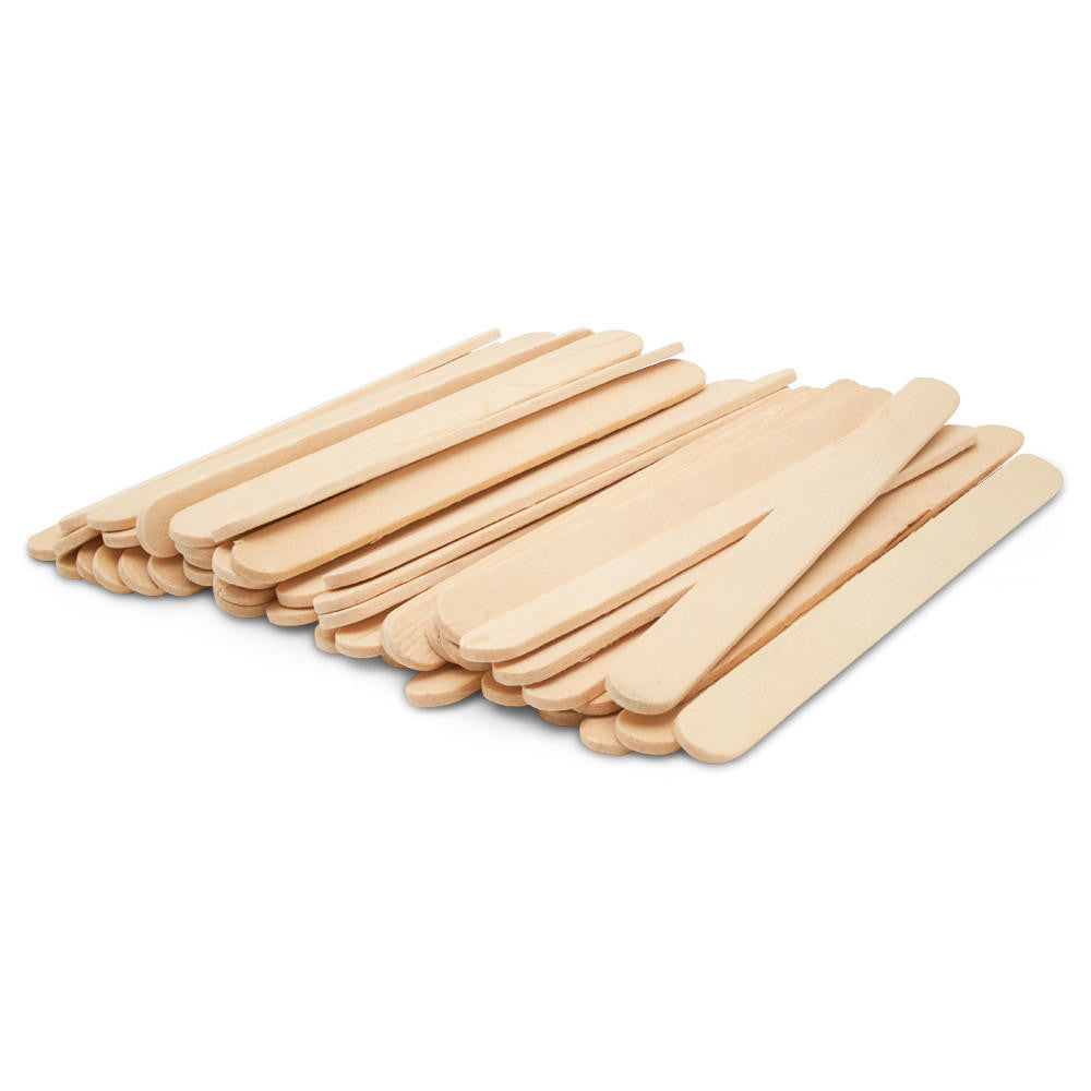 Woodpeckers Crafts 4-1/2" Standard Wooden Popsicle Stick, Pack of 100