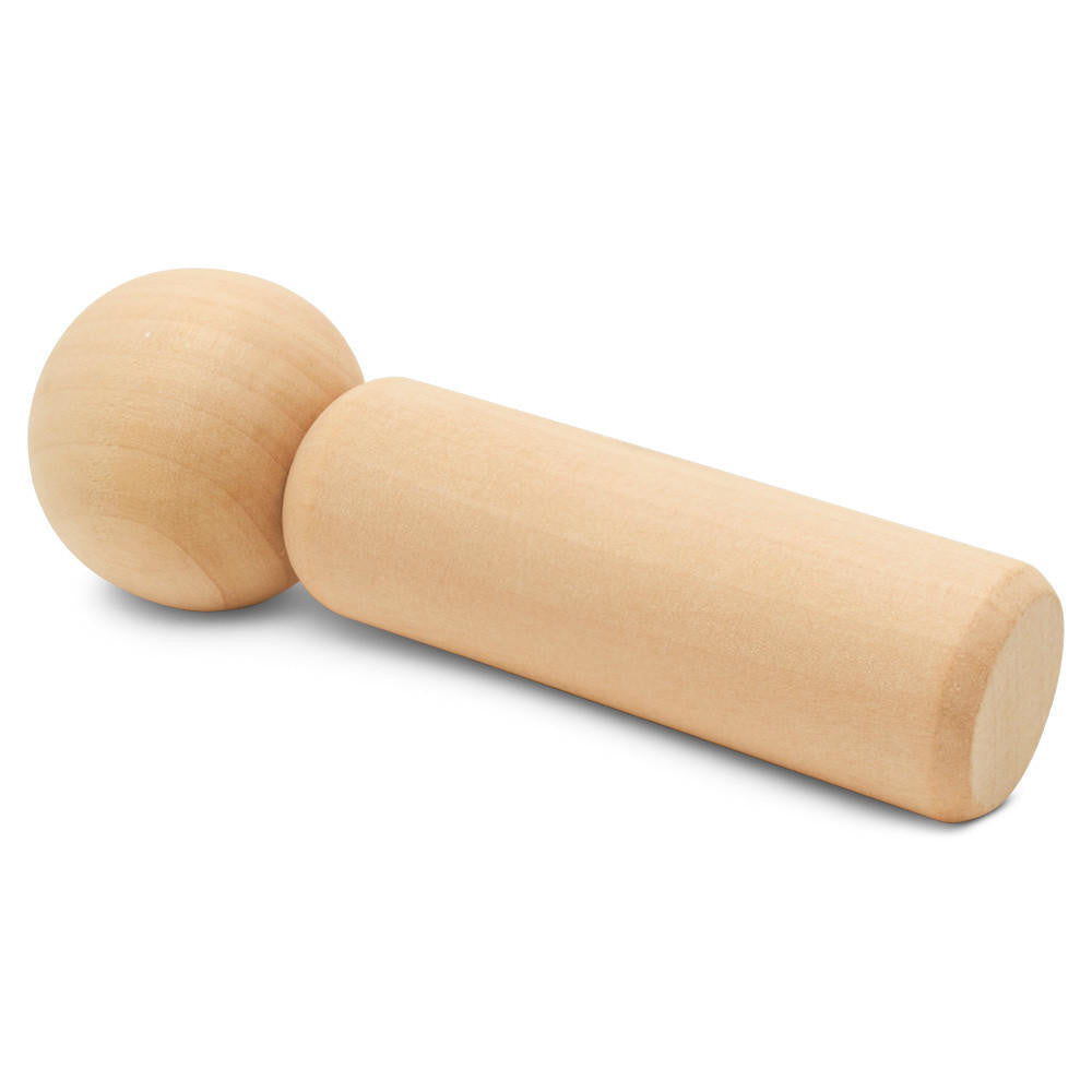 Woodpeckers Crafts 4-3/4" Wooden Kokeshi Doll