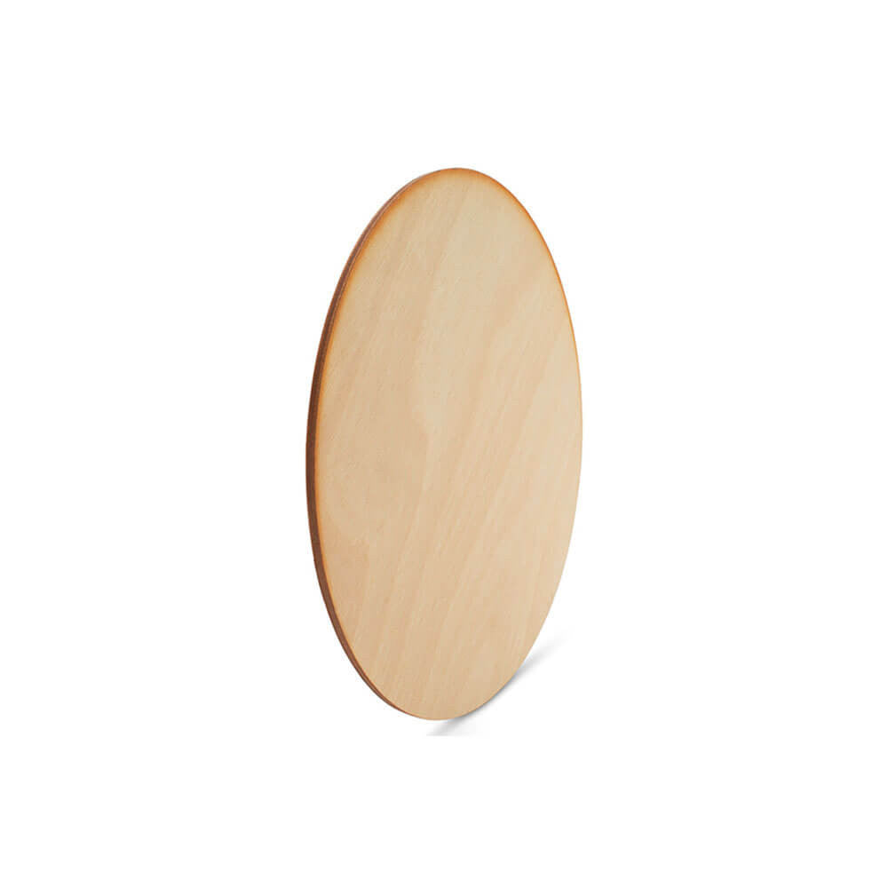 Woodpeckers Crafts 4" Circle Wood Cutout, 1/8" Thick, Dark Edged