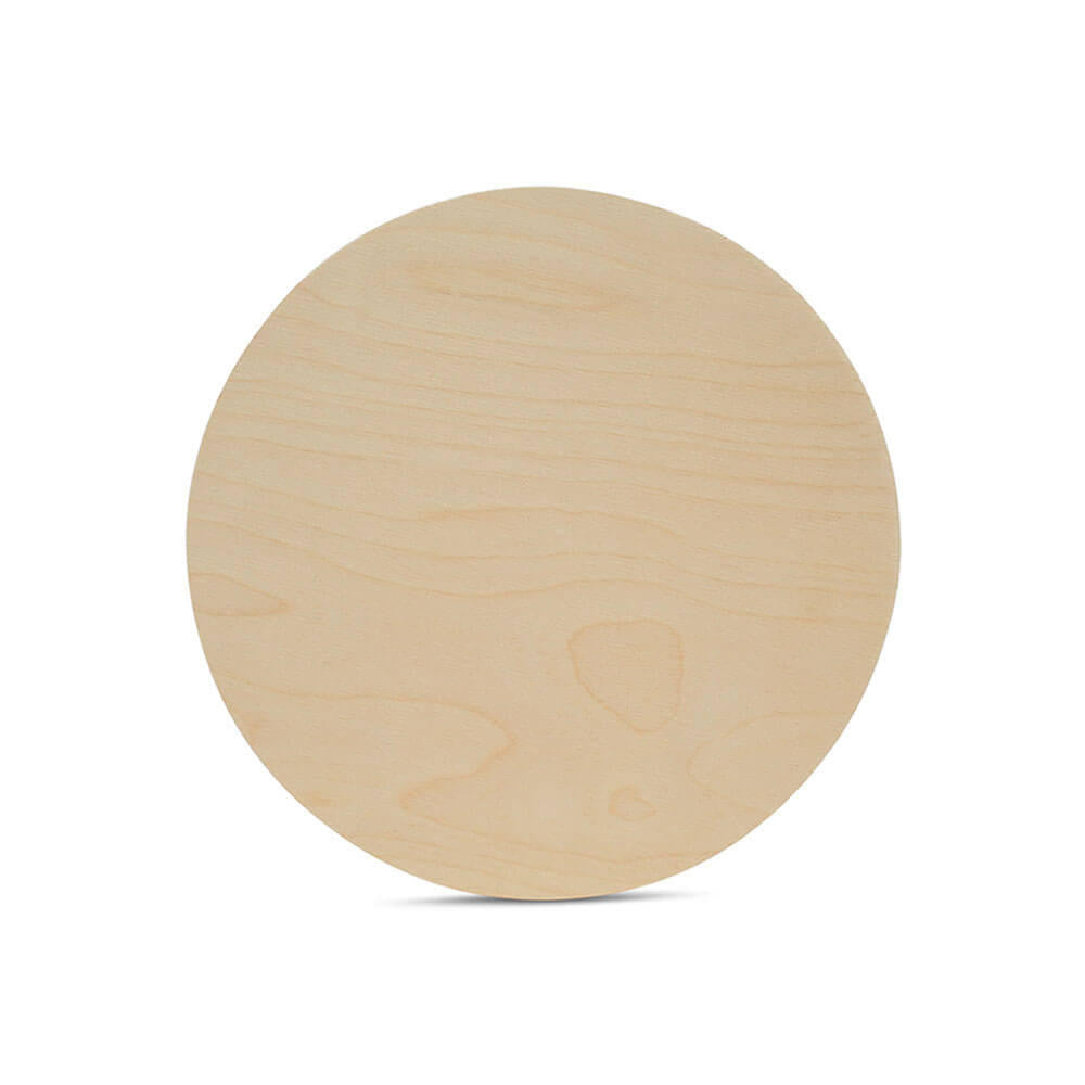 Woodpeckers Crafts 4" Circle Wooden Cutout, 1/4" Thick