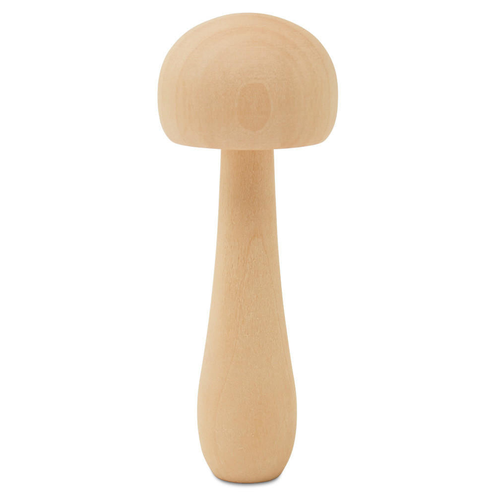 Woodpeckers Crafts 4" Large Wood Mushroom