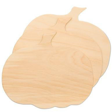 8" Wooden Pumpkin Cutout, 1/4" Thick