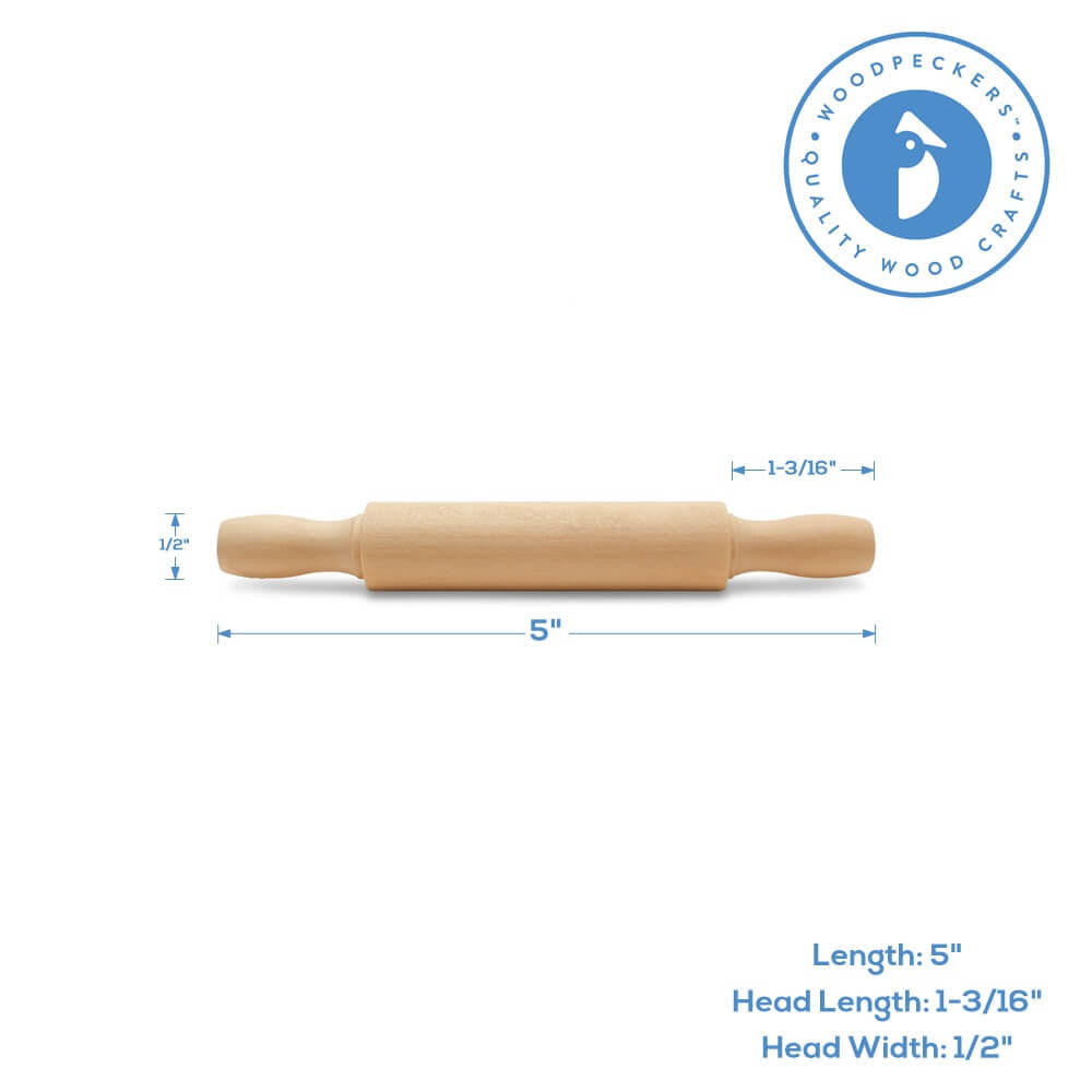 Woodpeckers Crafts 5" Rolling Pin