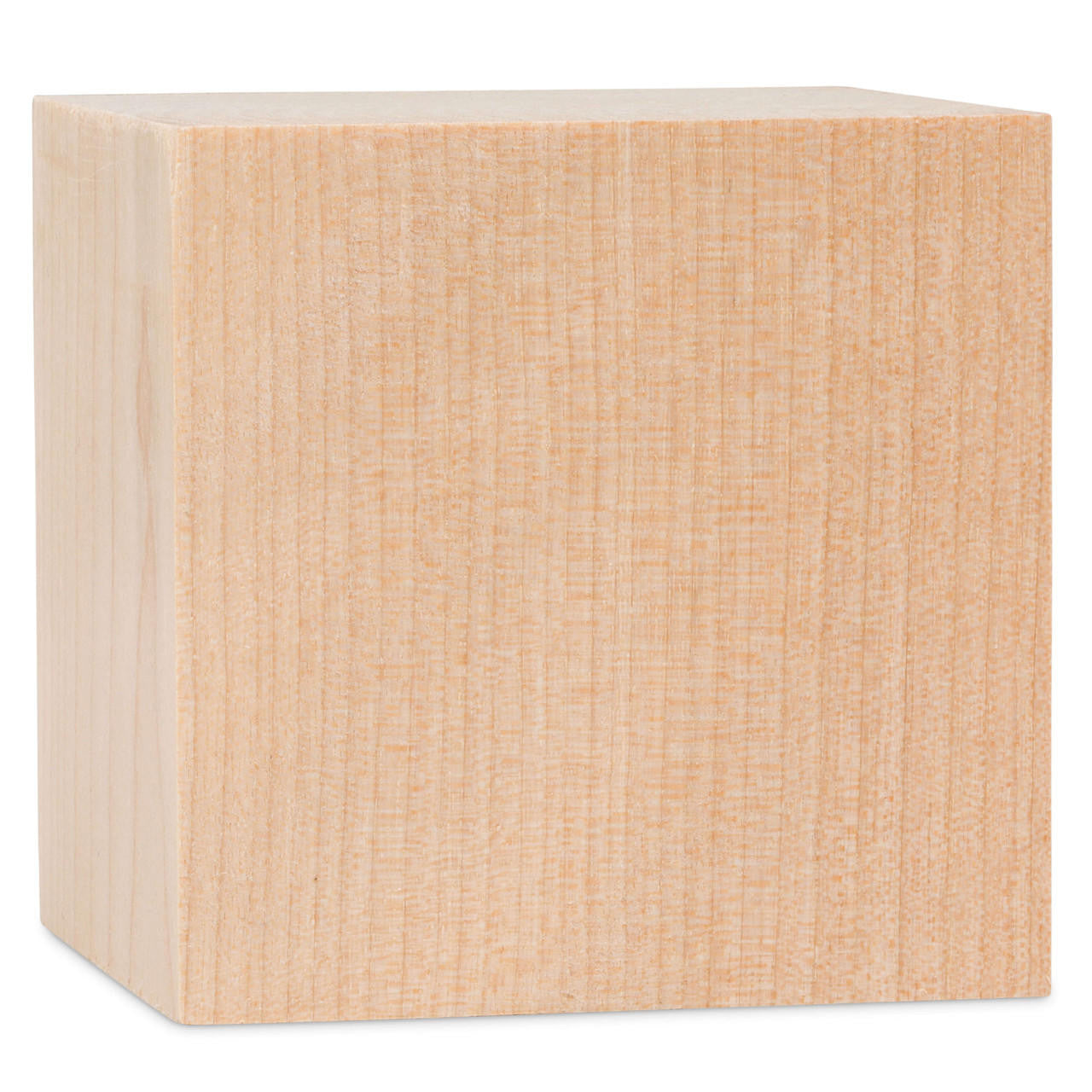 5" Wooden Cube