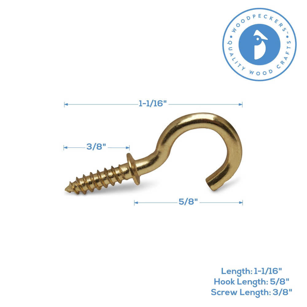 Woodpeckers Crafts 5/8" Cup Hook
