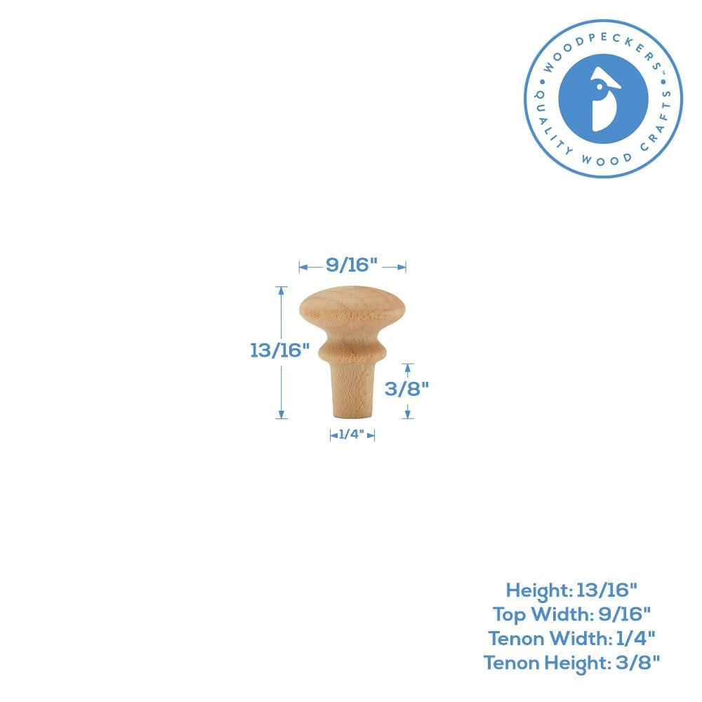 5/8" Shaker Knob