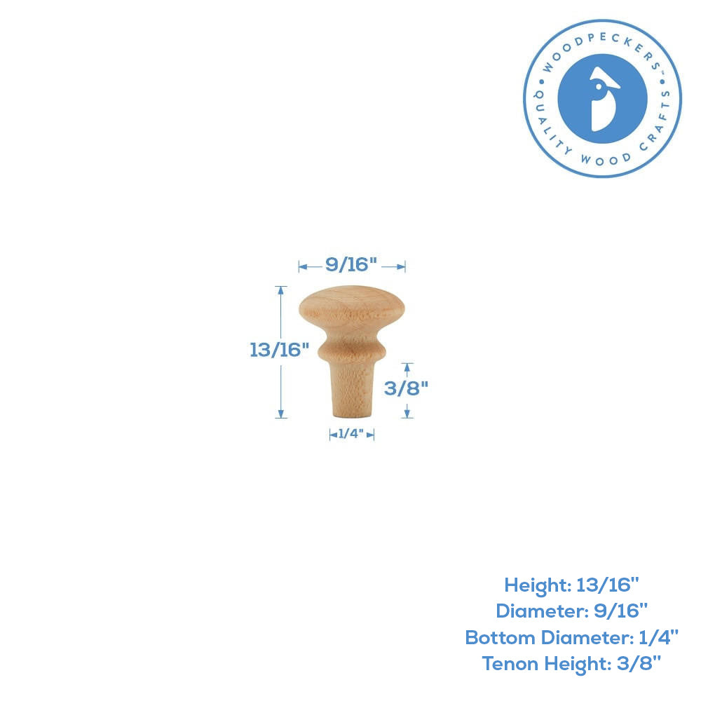 5/8" Shaker Knob