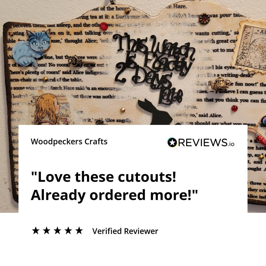 Woodpeckers Crafts 6-1/2" Open Book Wood Cutout