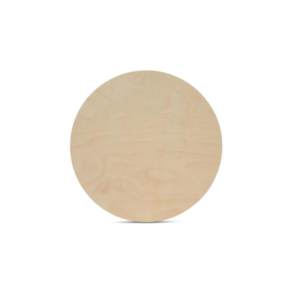 Woodpeckers Crafts 6" Circle Wooden Cutout, 1/2" Thick