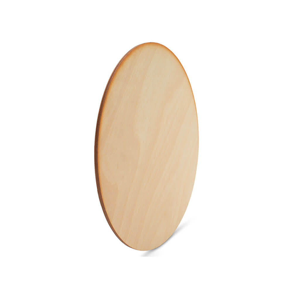 Woodpeckers Crafts 6" Circle Wooden Cutout, 1/8" Thick, Dark Edged