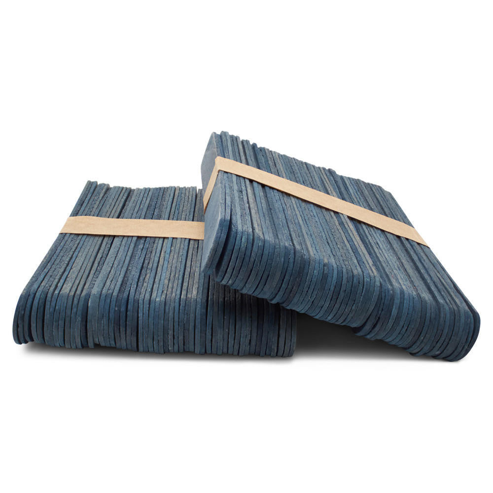 Woodpeckers Crafts 6” Dark Blue Jumbo Popsicle Sticks, Pack of 100