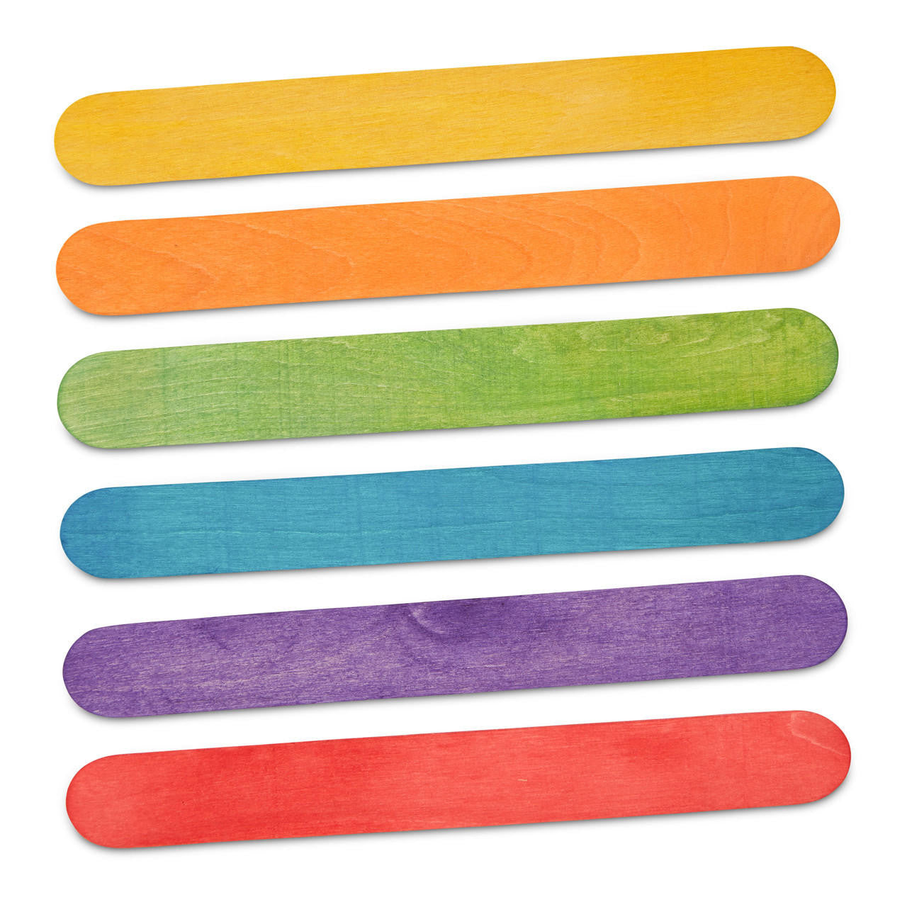 Woodpeckers Crafts 6" Jumbo Colored Popsicle Stick, Pack of 100