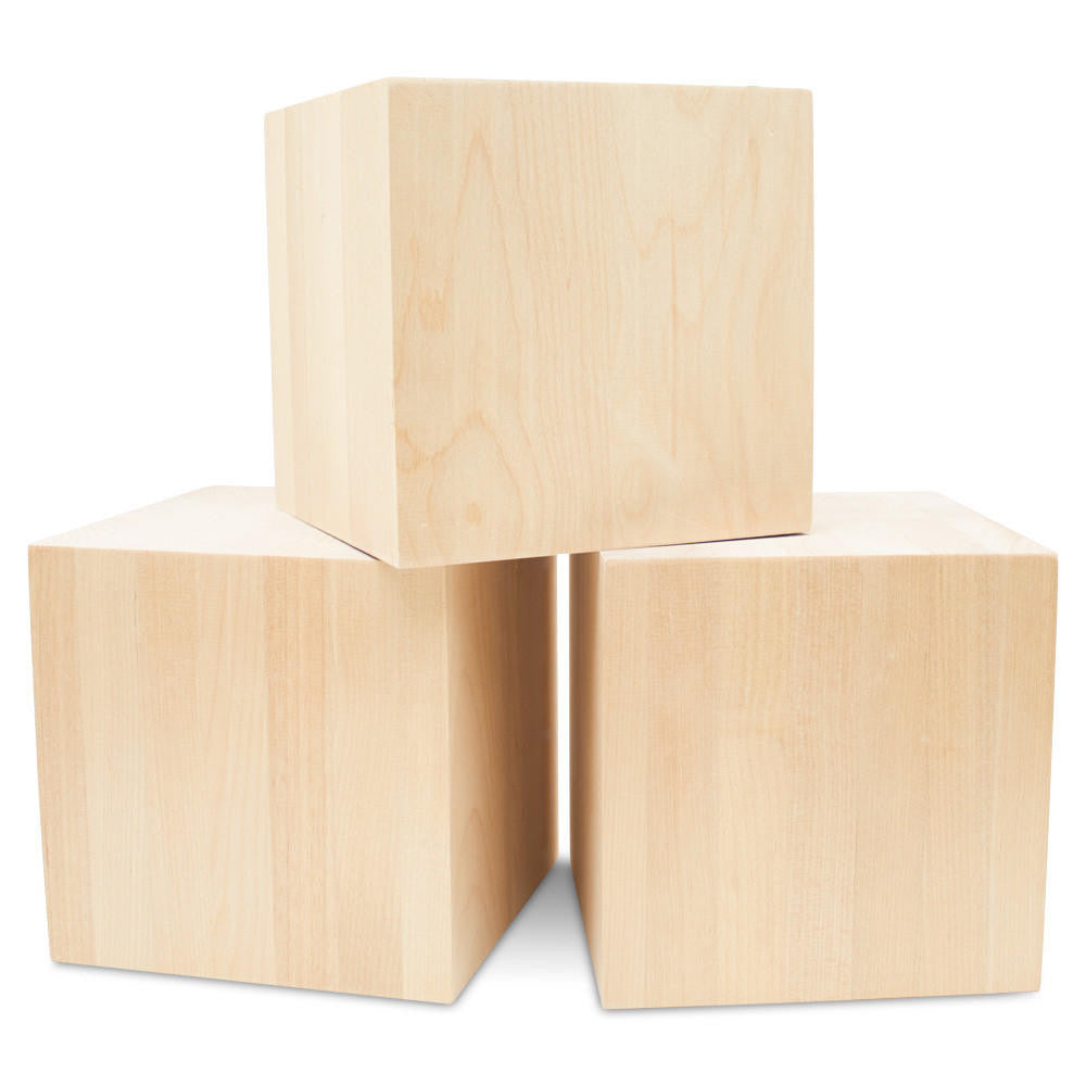 Woodpeckers Crafts 6” Large Wood Cube