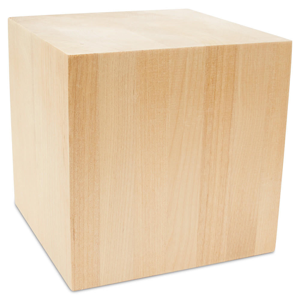 Woodpeckers Crafts 6” Large Wood Cube,