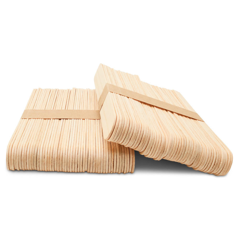 Woodpeckers Crafts 6" Natural Jumbo Popsicle Sticks, Pack of 100