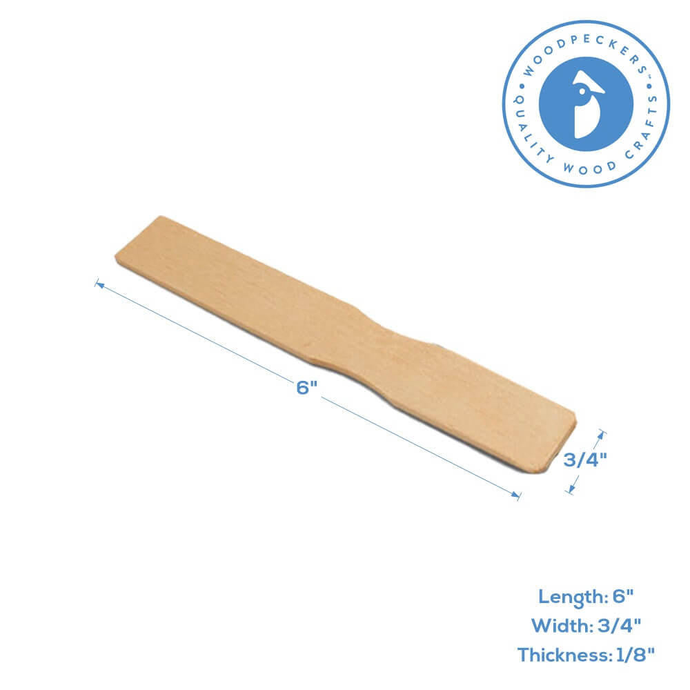 Woodpeckers Crafts 6" Wood Paint Paddle
