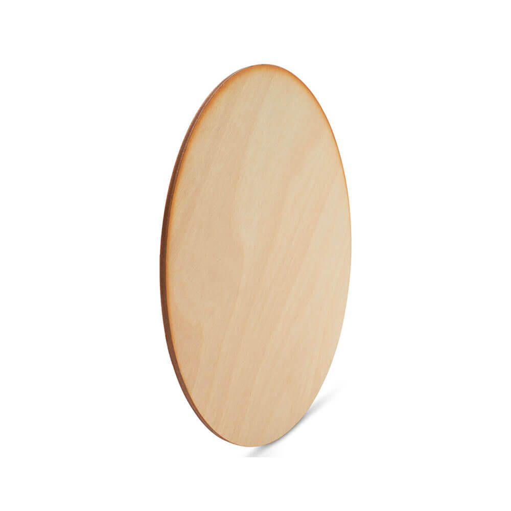 Woodpeckers Crafts 7" Circle Wooden Cutout, 1/8" Thick, Dark Edged