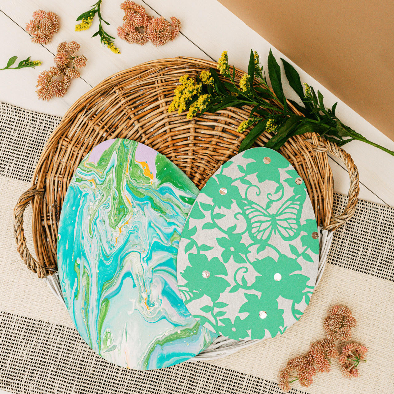 Woodpeckers Crafts 7" Easter Egg Wooden Cutout, 7" X 5-1/2" X 1/8