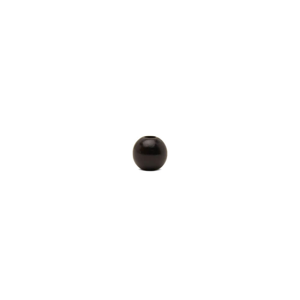 7/16" Black Wooden Bead, with 5/32" Hole