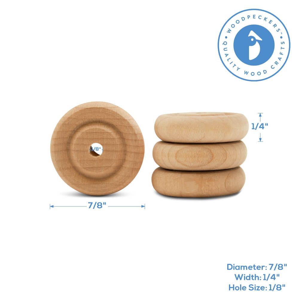 Woodpeckers Crafts 7/8" Classic Wheel, 1/8" hole