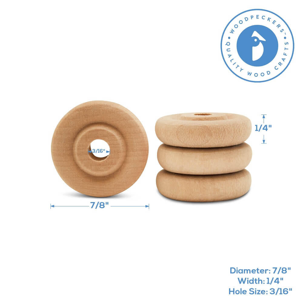 Woodpeckers Crafts 7/8" Classic Wheel, 3/16" hole
