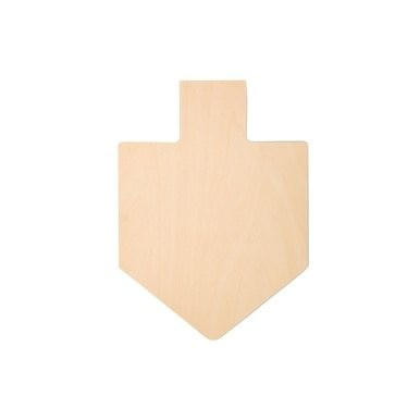 Woodpeckers Crafts 8-1/2" Dreidel Wood Cutout, 8-1/2" x 1/8"