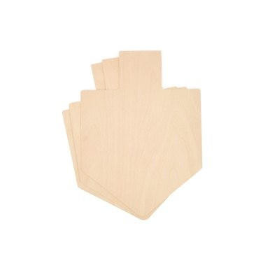 Woodpeckers Crafts 8-1/2" Dreidel Wood Cutout, 8-1/2" x 1/8"