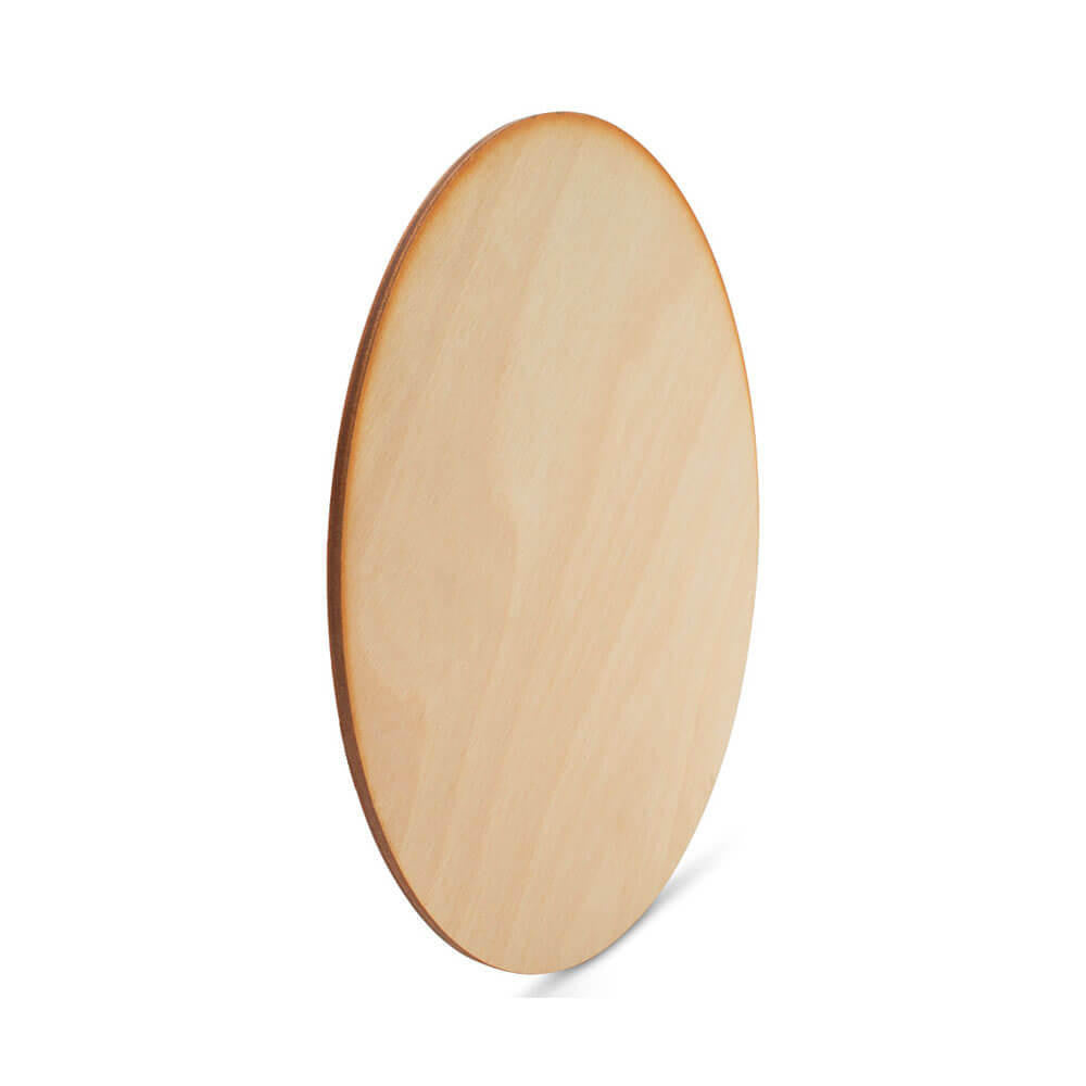 Woodpeckers Crafts 8" Circle Wood Cutout, 1/8" Thick, Dark Edged