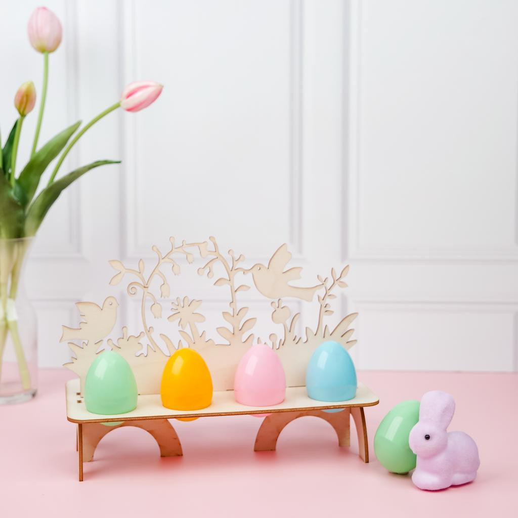 Woodpeckers Crafts 8-Egg Display Garden Scene Kit