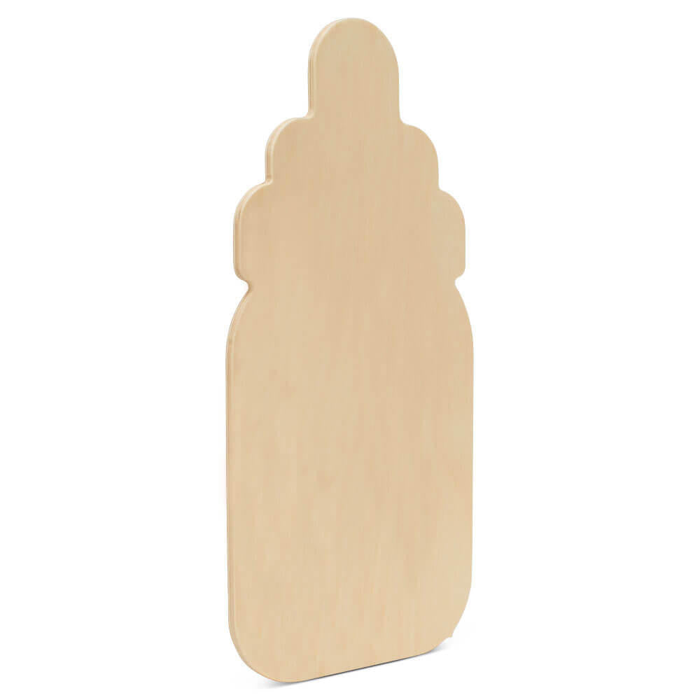 Woodpeckers Crafts 8" Wood Baby Bottle Cutout, 8" x 3.5" x 1/4"