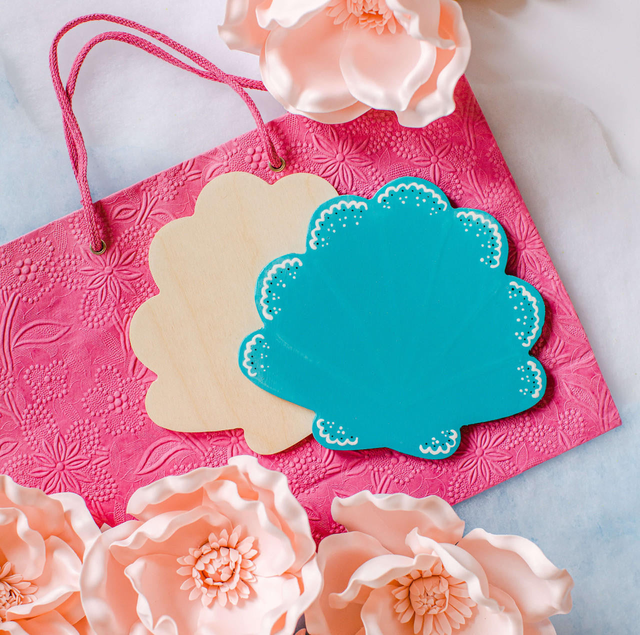 8" Wood Seashell Cutout, 8" x 7" x 1/4"