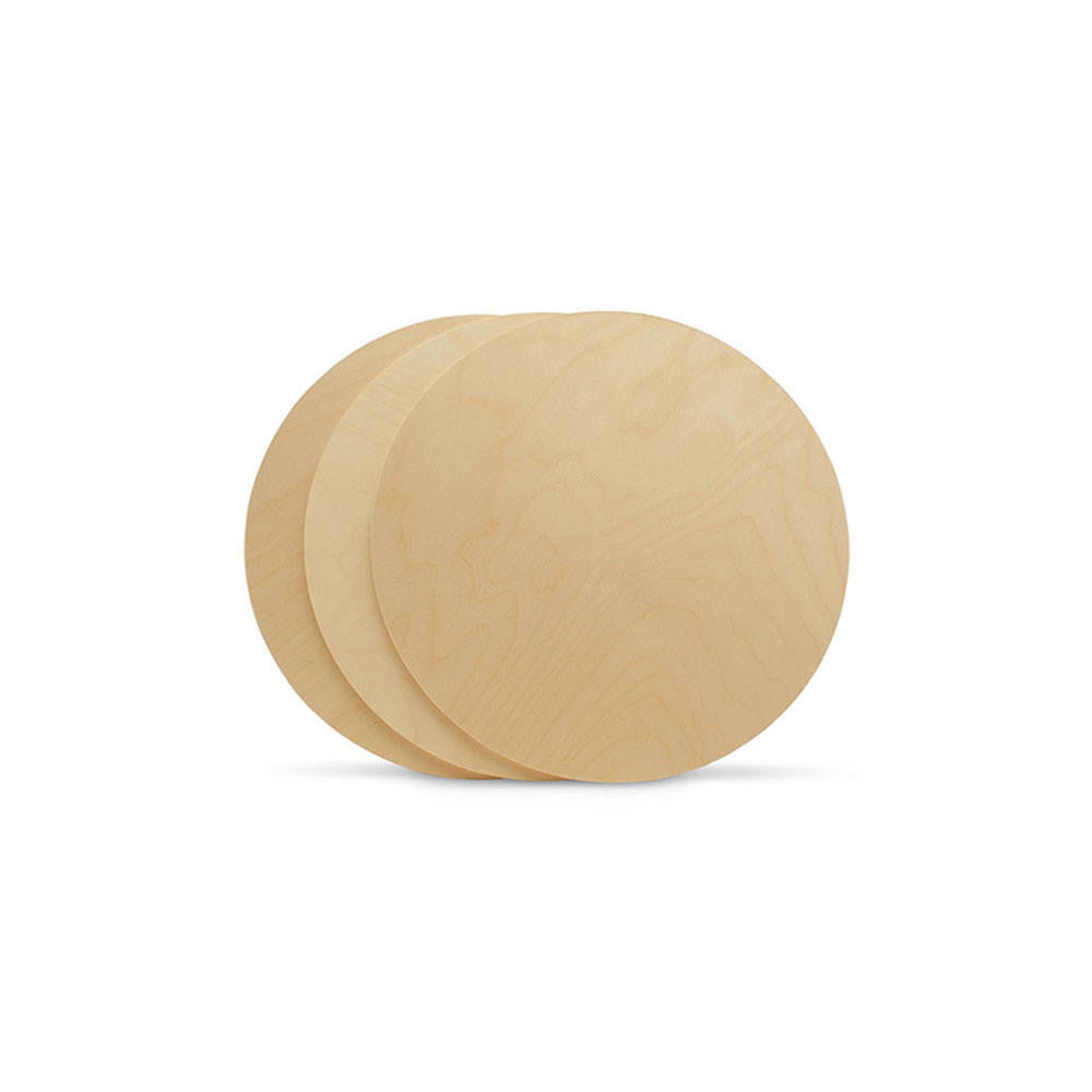 9" Wooden Circle Cutout, 3/4" Thick