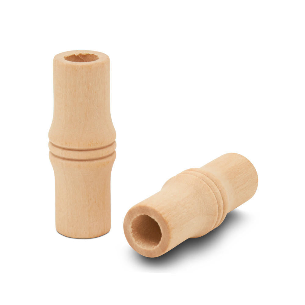 Woodpeckers Crafts Bamboo Wood Beads, 1-5/8”